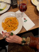 NEW Fifth Avenue Flame Bracelet - green and gold