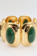 NEW Fifth Avenue Flame Bracelet - green and gold