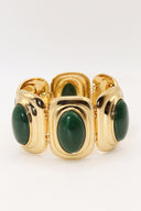 NEW Fifth Avenue Flame Bracelet - green and gold