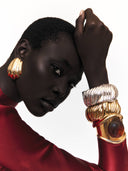 The Icon Statement Cuff Bracelet in Gold