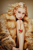 Big Apple Heart Necklace