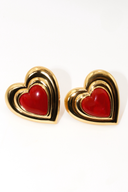 Big Apple Heart Earrings