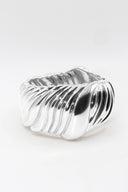 The Icon Statement Cuff Bracelet in Silver