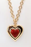 Big Apple Heart Necklace