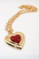 Big Apple Heart Necklace